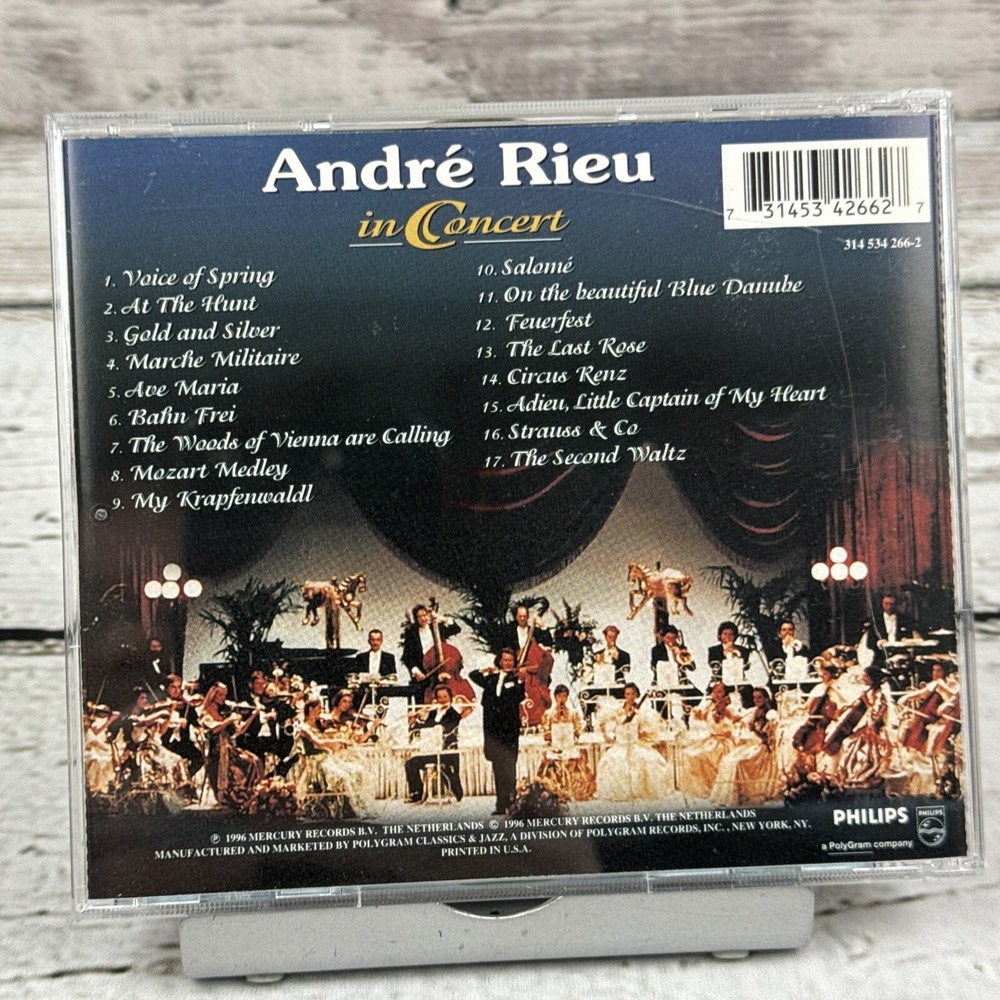 André Rieu – In Concert (CD, 1996) Philips Classical Music Album - Picture 2 of 4